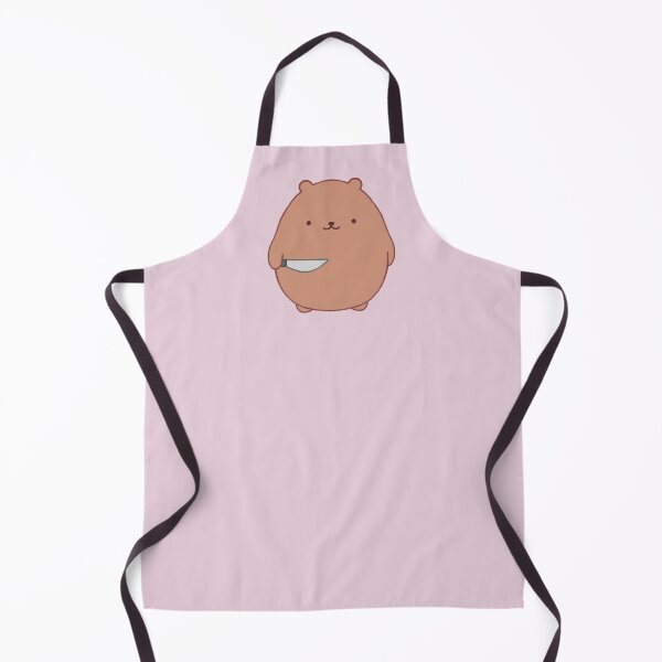 Item preview, stabby bear (light pink bg) designed and sold by DesignByJennyyy.