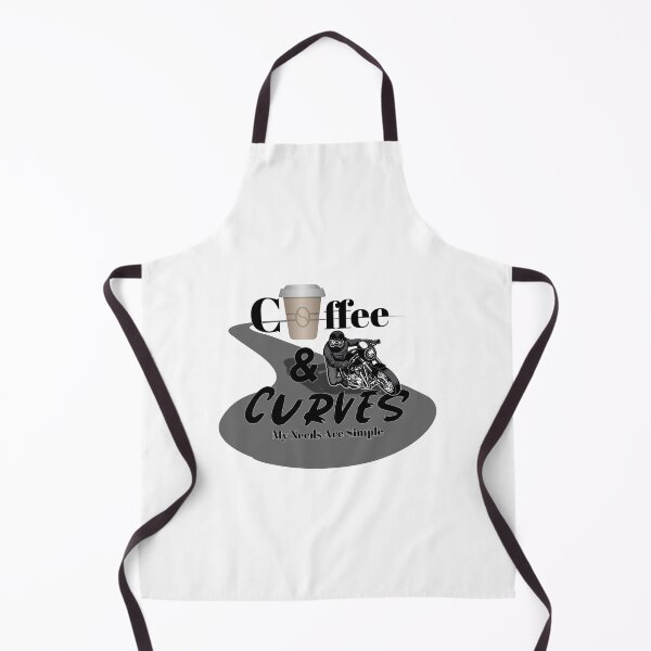 Item preview, Cafe Racer Motorcycle, Coffee & Curves, My Needs Are Simple  designed and sold by GrungeGarage.