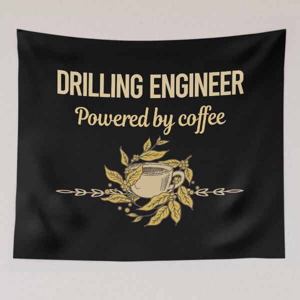 Item preview, Powered By Coffee Drilling Engineer designed and sold by trinayolkcelia.