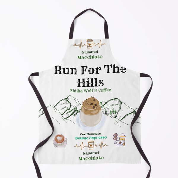 Item preview, Run For The Hills For Zidika Wolf And Coffee Double Expresso designed and sold by Darlene Douglas-Jackson.
