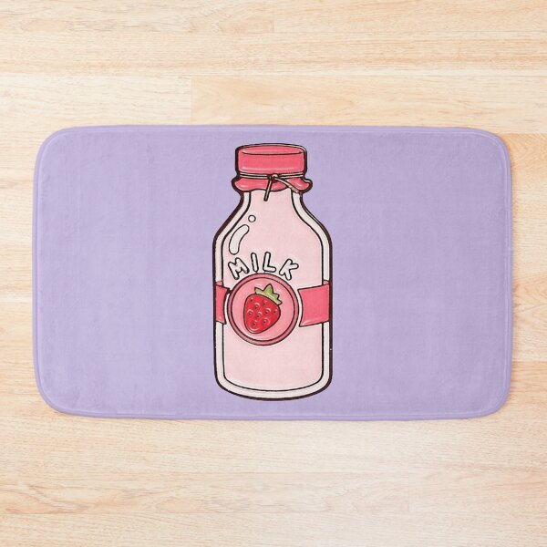 Item preview, bottle of strawberry milk designed and sold by si3iy.