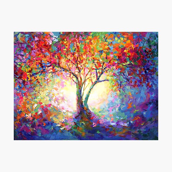 Aperçu de l'œuvre Arbre de vie coloré créée et vendue par LeonDevenice.