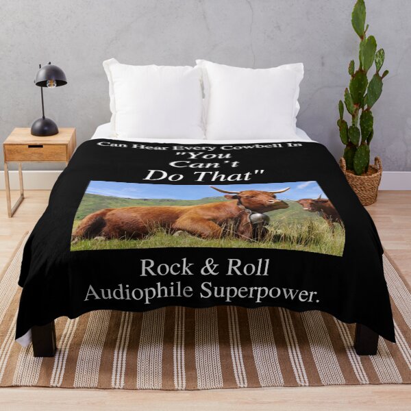 Item preview, Rock And Roll Audiophile Hear Every Cowbell You Can’t Do That 01 White Text designed and sold by TWMBDesigns.