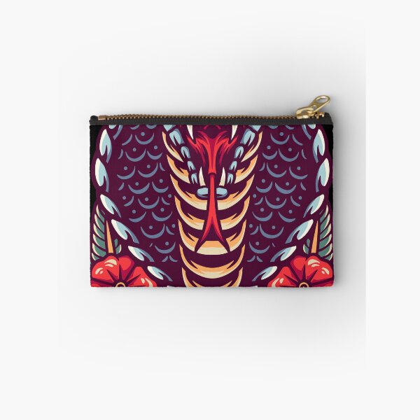Item preview, Snake And Flowers Retro Illustration designed and sold by STR Graphs.