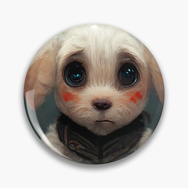 Item preview, Adorable Small Regretful Puppy with Beautiful Big Shine Eyes designed and sold by SingularityGeek.