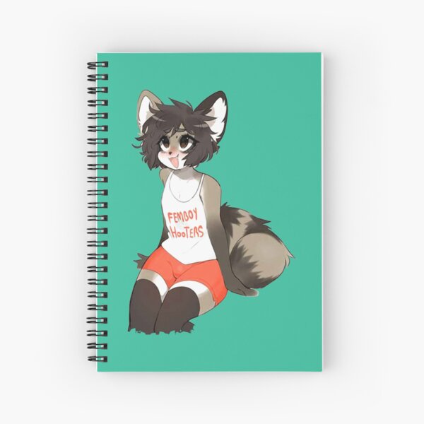 A thicc femboy Spiral Notebook for Sale by SewerMedic