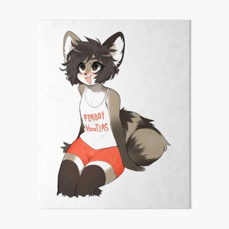 Femboy Décolletage Art Board Print for Sale by FemboyFanart