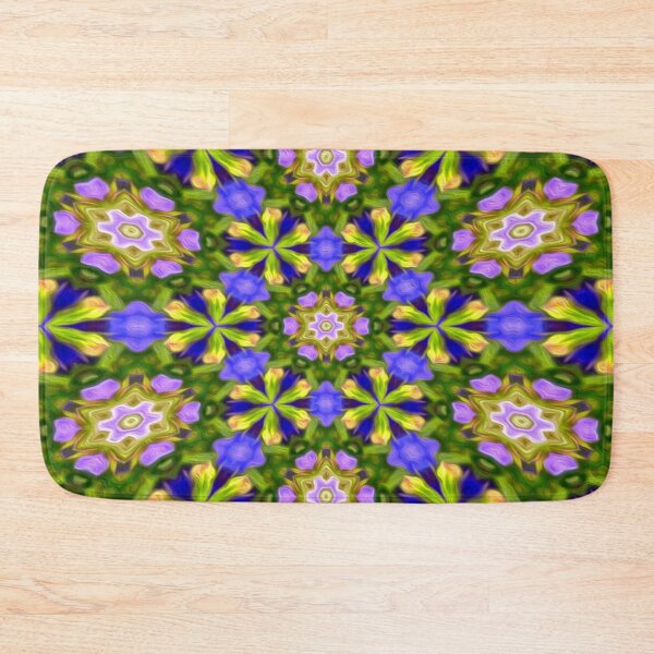 Item preview, Pretty purple flower pattern designed and sold by Patternflower.