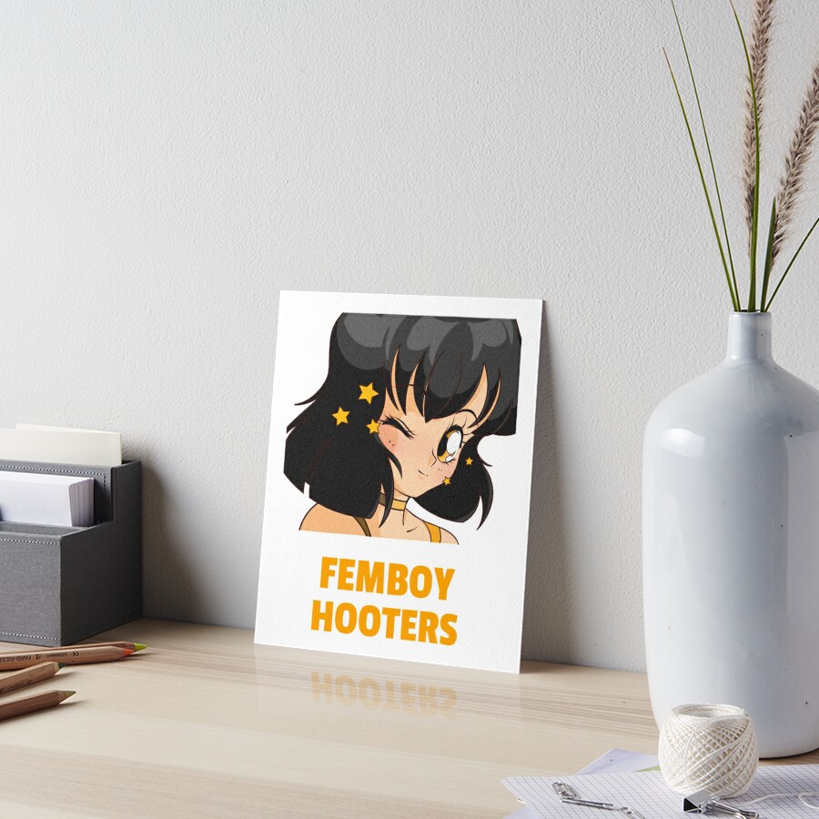 Femboy Hooters Art Board Print For Sale By Altvault Redbubble 1115