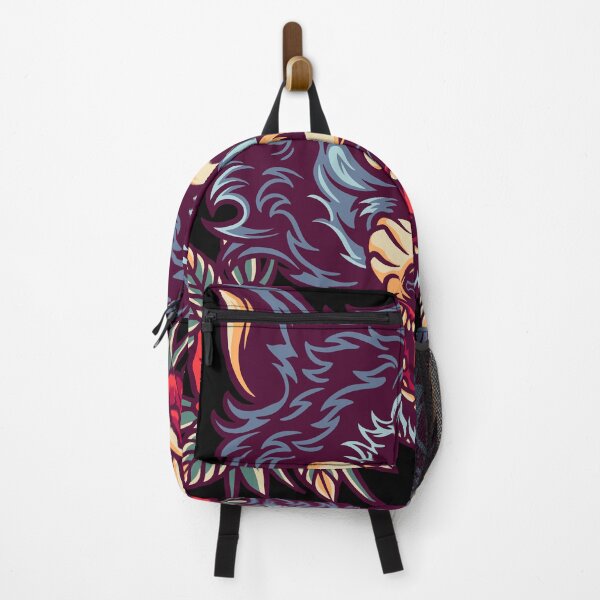 Item preview, Wolf And Rose Retro Illustration designed and sold by STR Graphs.