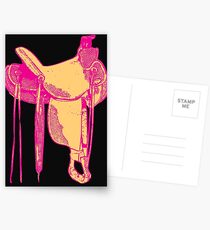 Western Saddle Postcards