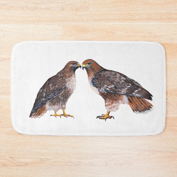Item preview, Red Tailed Hawk Couple designed and sold by Roy & Tiffany.