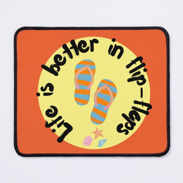 Item preview, Life Is Better In Flip Flops Seashells designed and sold by DonneeCreations.