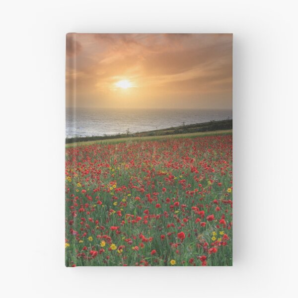 Item preview, Setting sun over poppy fields (West Pentire) designed and sold by bitm2007.