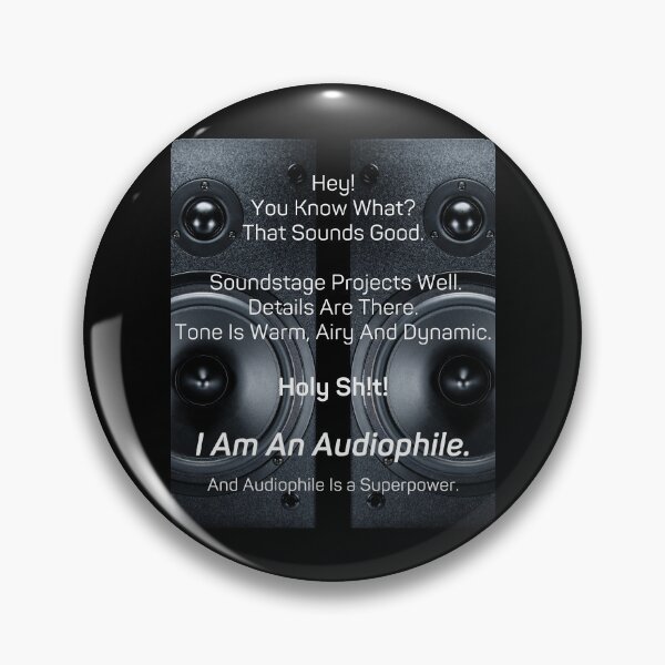 Item preview, I am An Audiophile And Audiophile Is A Superpower 01 White Text designed and sold by TWMBDesigns.