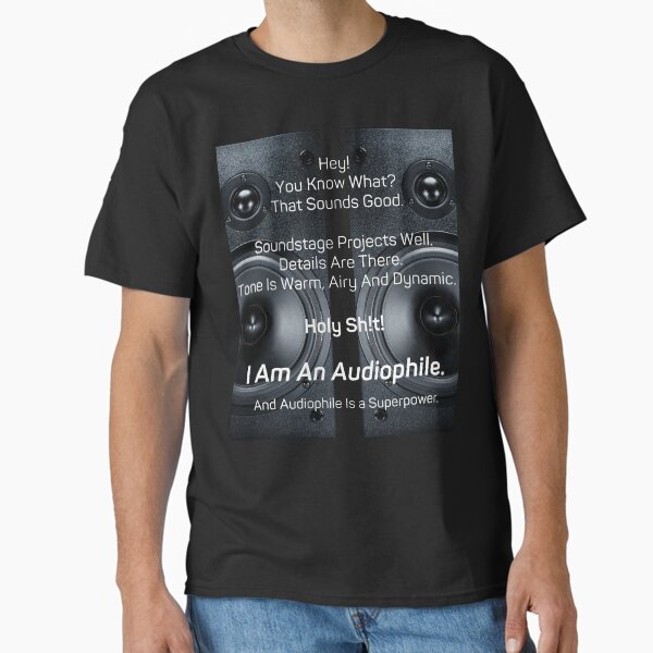 Item preview, I am An Audiophile And Audiophile Is A Superpower 01 White Text designed and sold by TWMBDesigns.