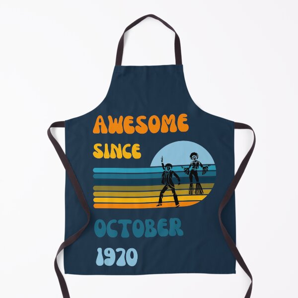 Item preview, Awesome since October 1970 | Born October 1970 | Made in October 1970 | Legend since October 1970 | Birthday Gift for 50 year old mom dad grandma grandpa | Vintage Retro 70s Birthday gift idea designed and sold by Saffire6.