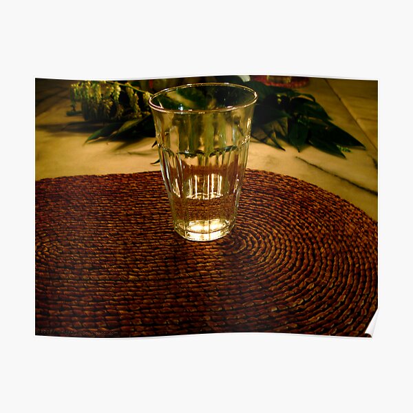 Glass In The Candlelight Poster
