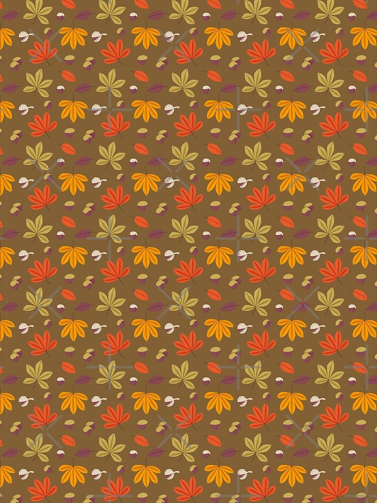 Thumbnail 3 of 3, Scarf, Hello Autumn Pattern designed and sold by kapiks.