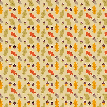 Artwork thumbnail, Hello Autumn Pattern by kapiks