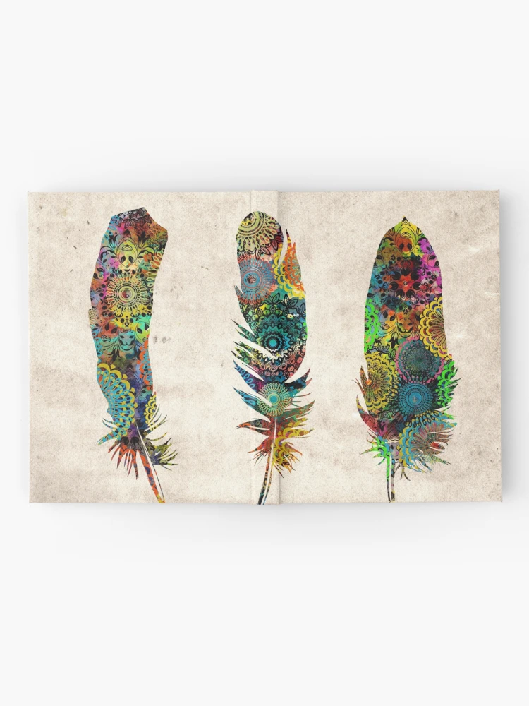 Thumbnail 2 of 3, Journal, feathers designed and sold by BekimART.