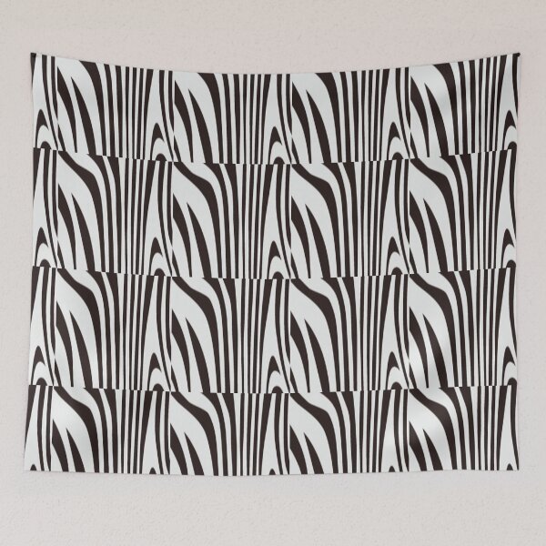 Item preview, white,black,striped pattern,zebra pattern designed and sold by zzzozzo.