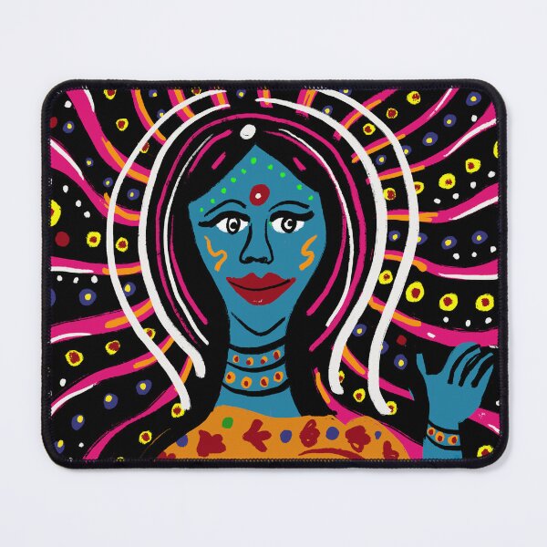 Item preview, Blue Cosmic Goddess by Rene Dauphine designed and sold by SirenSeventyOne.