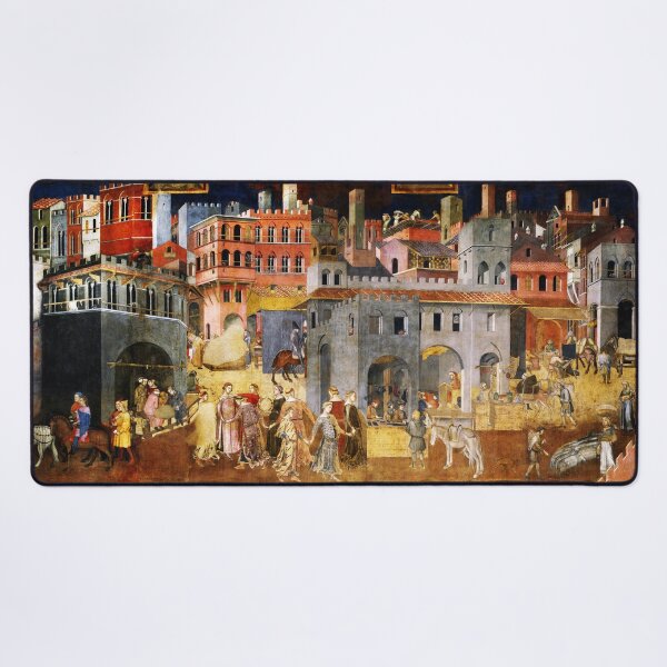 Item preview, EFFECTS OF GOOD GOVERNMENT IN  THE MEDIEVAL CITY SIENA by AMBROGIO LORENZETTI designed and sold by BulganLumini.