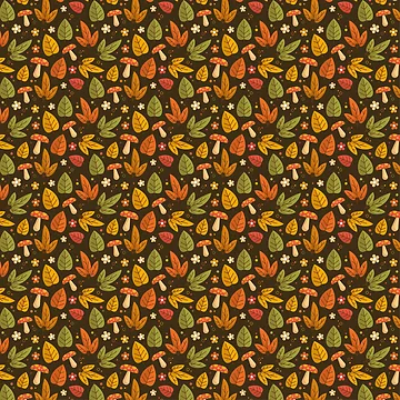 Artwork thumbnail, Hello Autumn Pattern by kapiks