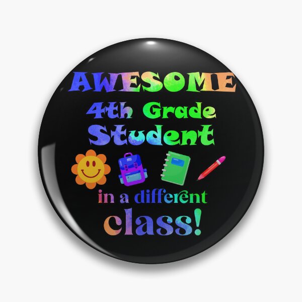 Item preview, Awesome Fourth Grade Student in a Different Class designed and sold by captainpeter.