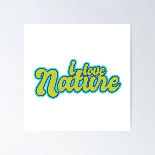 Item preview, I Love Nature - Green designed and sold by Chubuter.