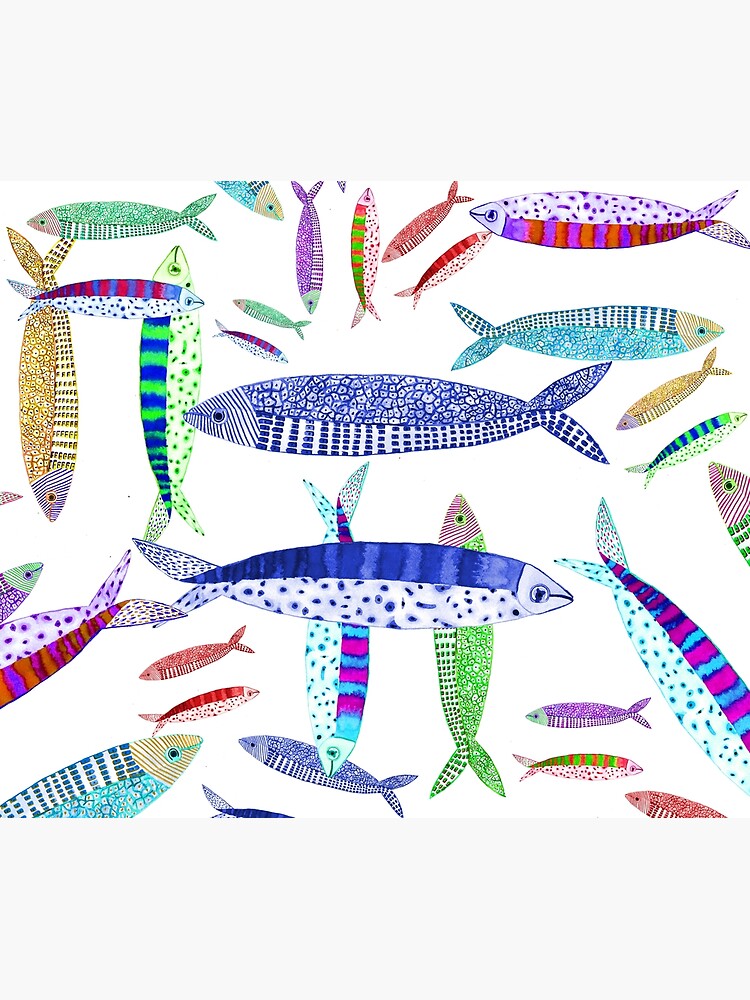 "Portuguese Sardines" Poster by TransitJan Redbubble