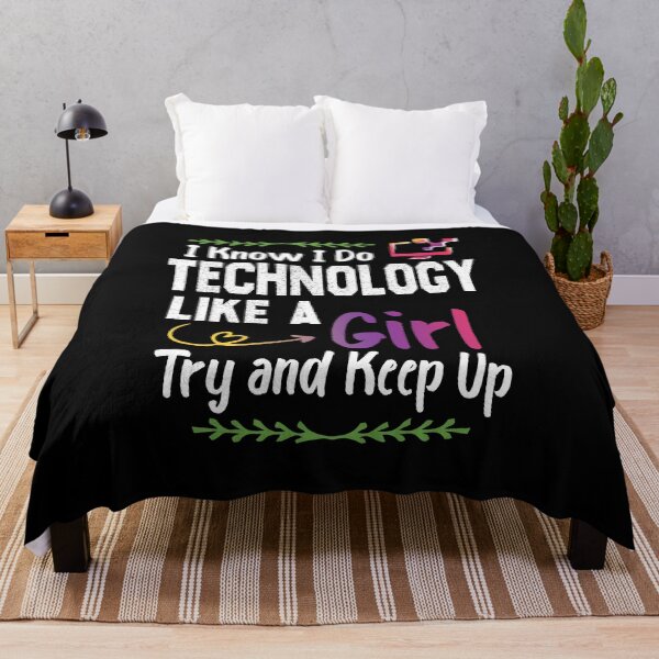 Item preview, Girl who loves technology, Funny quotes design or sarcastic designed and sold by Mac Store.