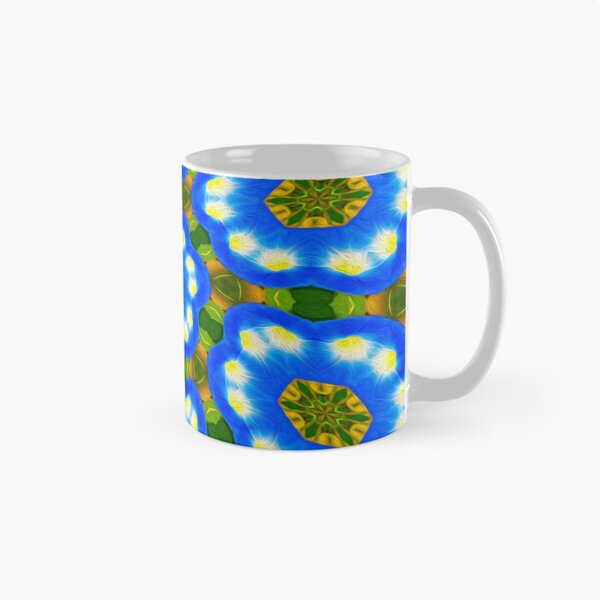 Artikelvorschau, Blaues Muster der Prunkwinde entworfen und verkauft von Patternflower.