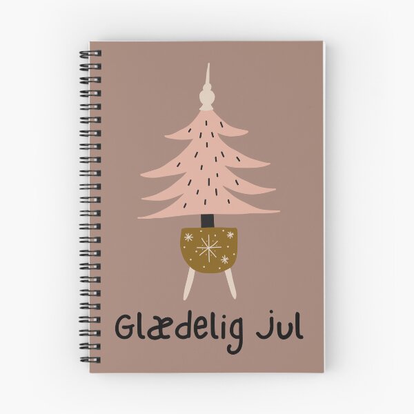 Item preview, Glædelig Jul (happy Christmas in Danish) Julekort Christmas tree decor Danish Christmas  designed and sold by Pommallina.