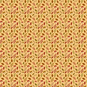 Artwork thumbnail, Hello Autumn Pattern by kapiks