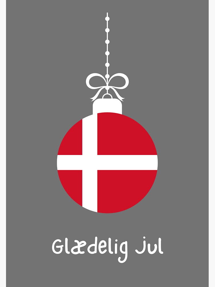 Happy Christmas In Danish 