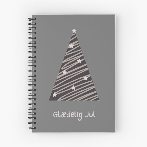 Item preview, Glædelig Jul (happy Christmas in Danish) Julekort Christmas tree Danish Christmas  designed and sold by Pommallina.