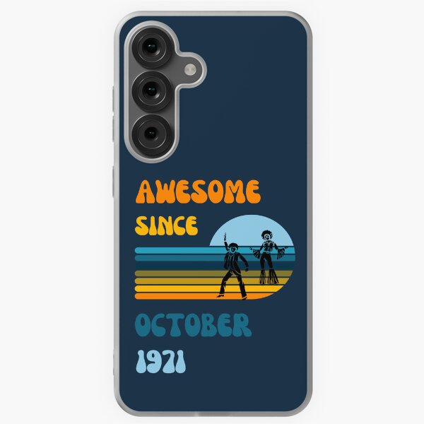 Item preview, Awesome since October 1971 | Born October 1971 | Made in October 1971 | Legend since October 1971 | Birthday Gift for 51 year old mom dad grandma grandpa | Vintage Retro 70s Birthday gift idea designed and sold by Saffire6.