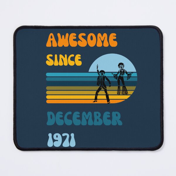 Item preview, Awesome since December 1971 | Born December 1971 | Made in December 1971 | Legend since December 1971 | Birthday Gift for 51 year old mom dad grandma grandpa | Vintage Retro 70s Birthday gift idea designed and sold by Saffire6.