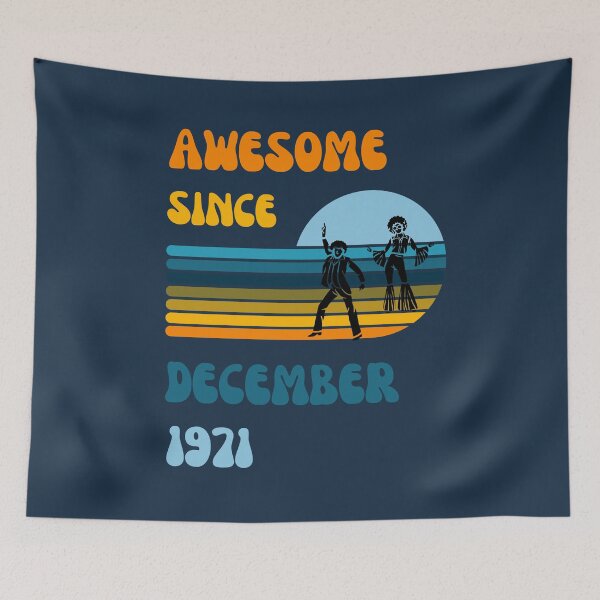 Item preview, Awesome since December 1971 | Born December 1971 | Made in December 1971 | Legend since December 1971 | Birthday Gift for 51 year old mom dad grandma grandpa | Vintage Retro 70s Birthday gift idea designed and sold by Saffire6.