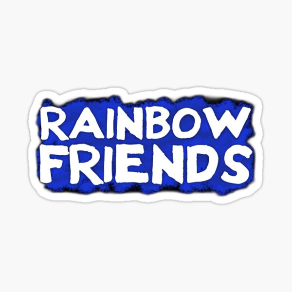 "RAINBOW FRIENDS" Sticker for Sale by B00RISH | Redbubble