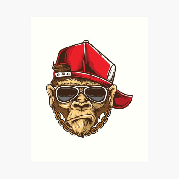 Monkey Hip Hop Art Prints for Sale | Redbubble