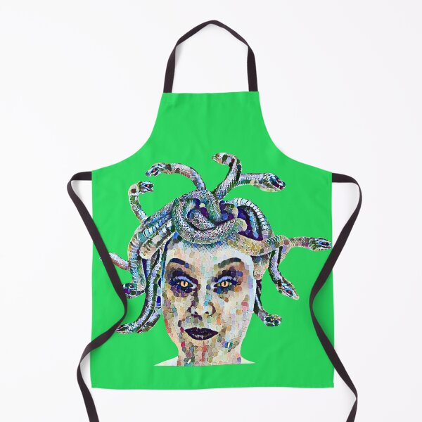 Item preview, Mosaic Medusa Self Portrait designed and sold by RedSparkles Designs.