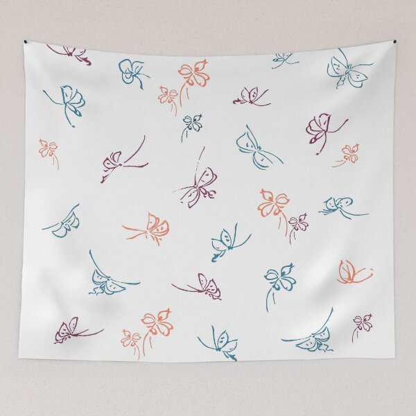 Item preview, Butterflies pattern designed and sold by i-cottagedesign.