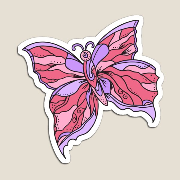 Artikelvorschau, Pink Themed Butterfly 2 entworfen und verkauft von Meggie-moos.