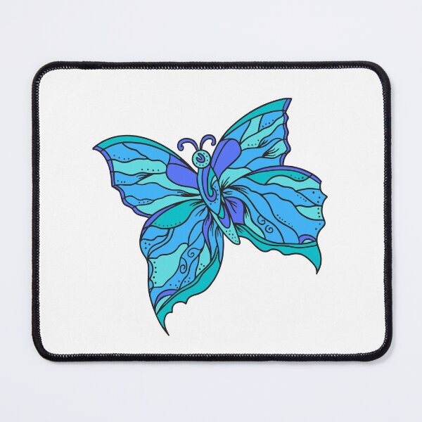 Item preview, Blue Themed Butterfly 2 designed and sold by Meggie-moos.