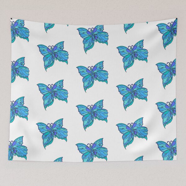 Artikelvorschau, Blue Themed Butterfly 2 entworfen und verkauft von Meggie-moos.