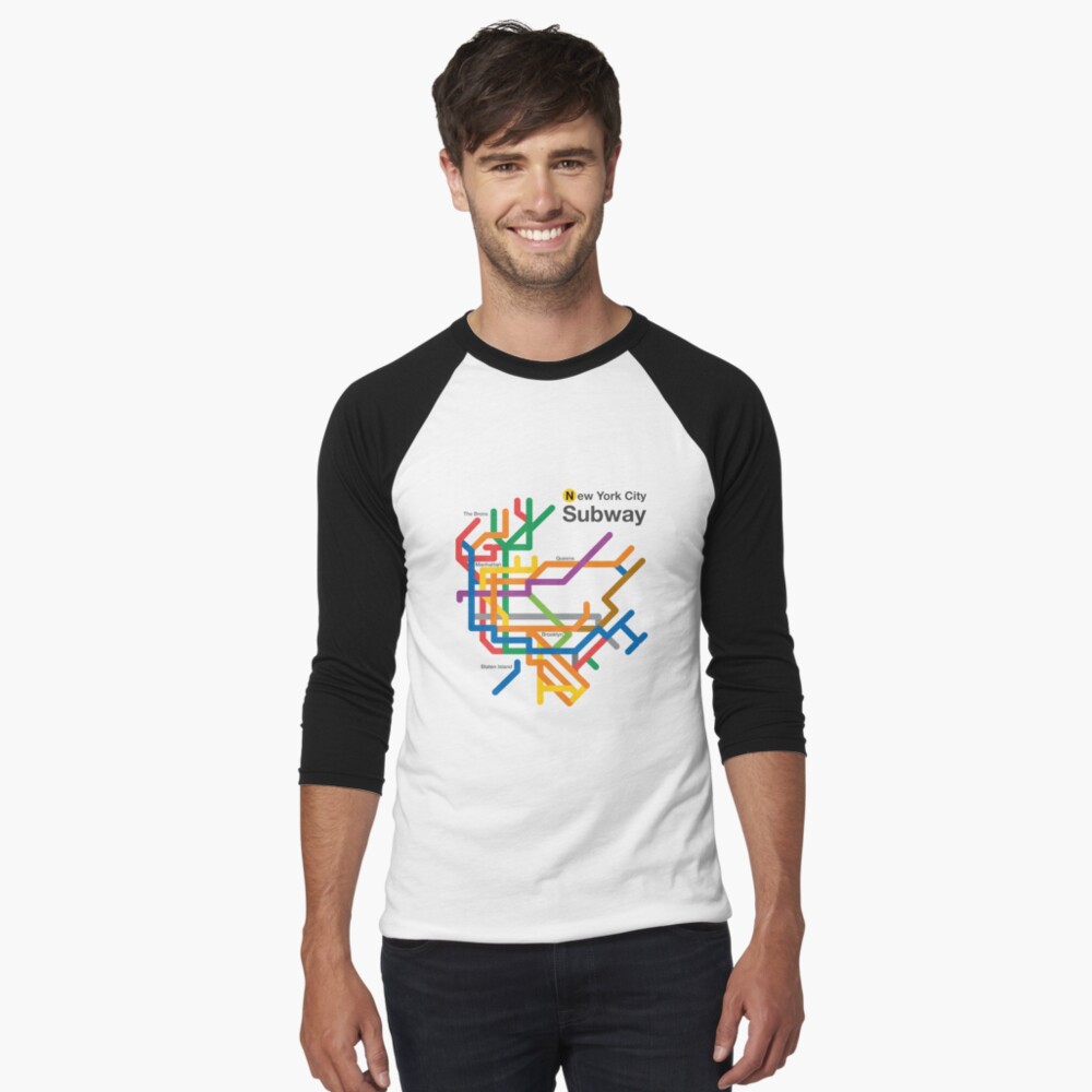 Item preview, Baseball ¾ Sleeve T-Shirt designed and sold by shbubble1.