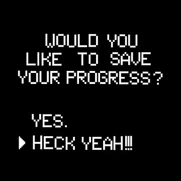 Artwork thumbnail, Save Progress? by Roenin-Studio